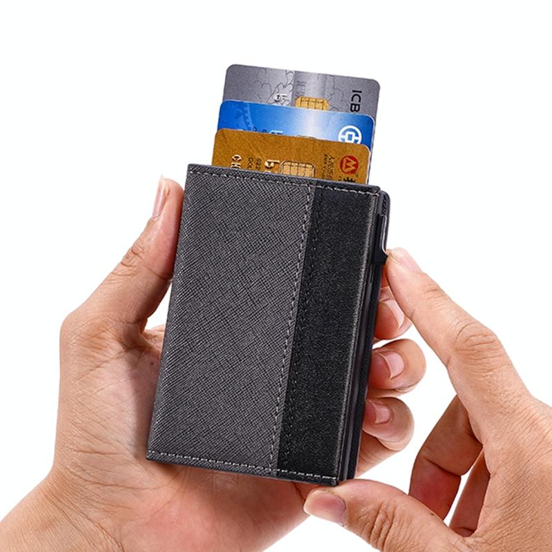 Rfid Blocking Triple Fold Card Holder - Anti-Magnetic-1915196934818238467