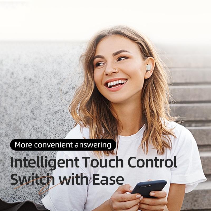 Beige Bluetooth 5.0 Tws Earphones-1915196941151637506