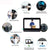 1080P Wifi Smart Cat Eye Video Doorbell - 4.3 Colour Screen - Hidden - Black-1915196938844770309