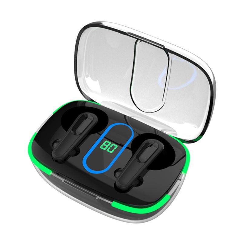 Intelligent Bluetooth Earphones With Wireless Charging - Black-1915196963473723398