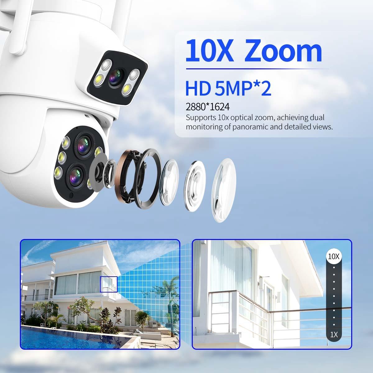 10X Optical Zoom Wifi Camera With Motion Detection-1915196513626230792