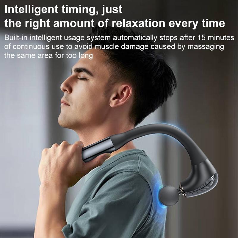 Handheld Electric Massager - Yesido Mg07 - Black-1915196851817156615