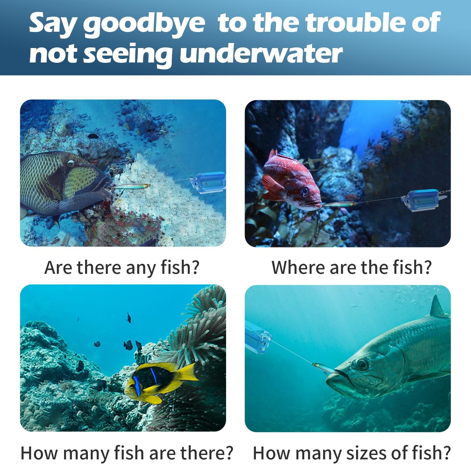 Wireless Underwater Fishing Camera With Loop Recording And Remote Control - Blue-1915196892275412996