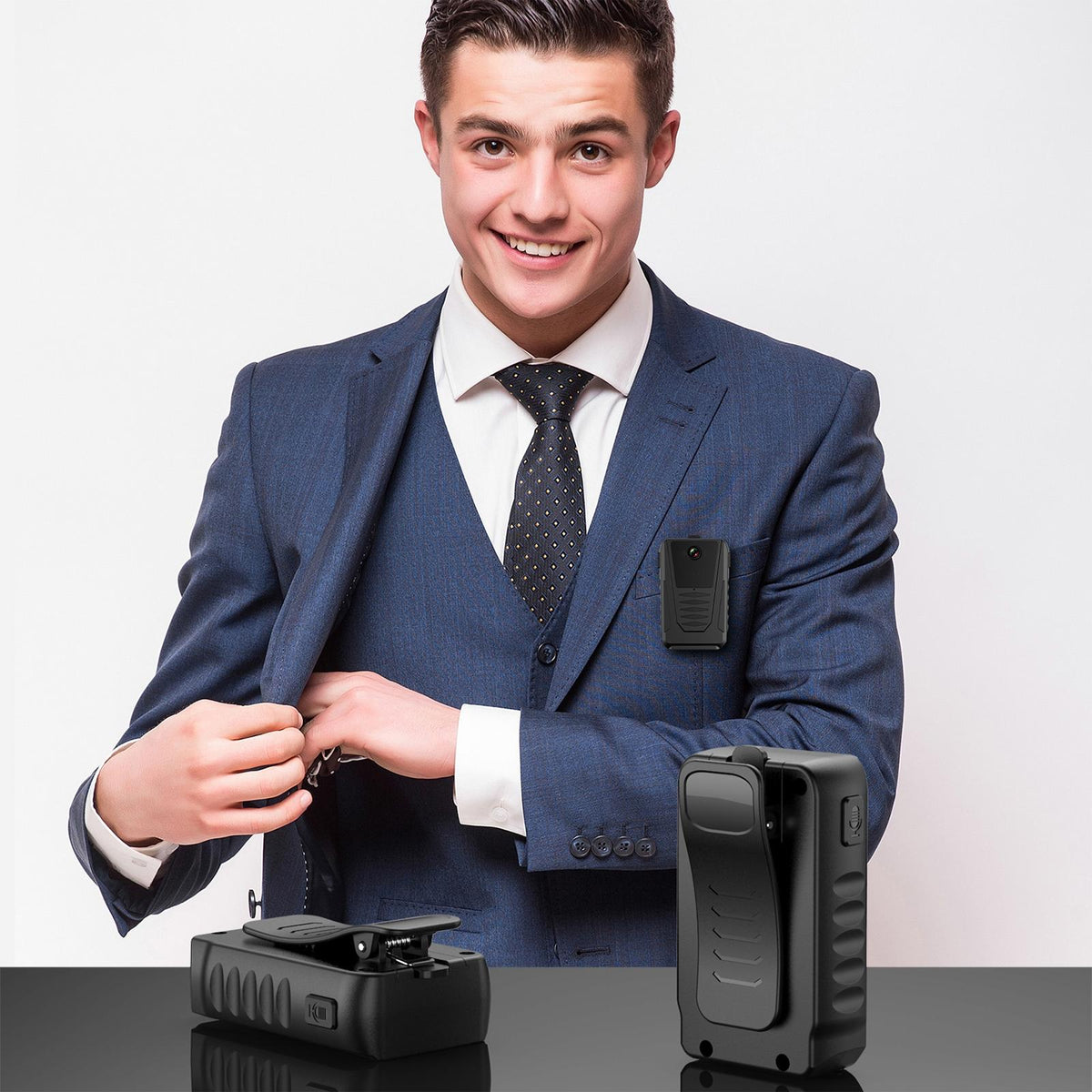 Portable Multifunctional Wearable Camera - 1080P Black-1915196893986689031
