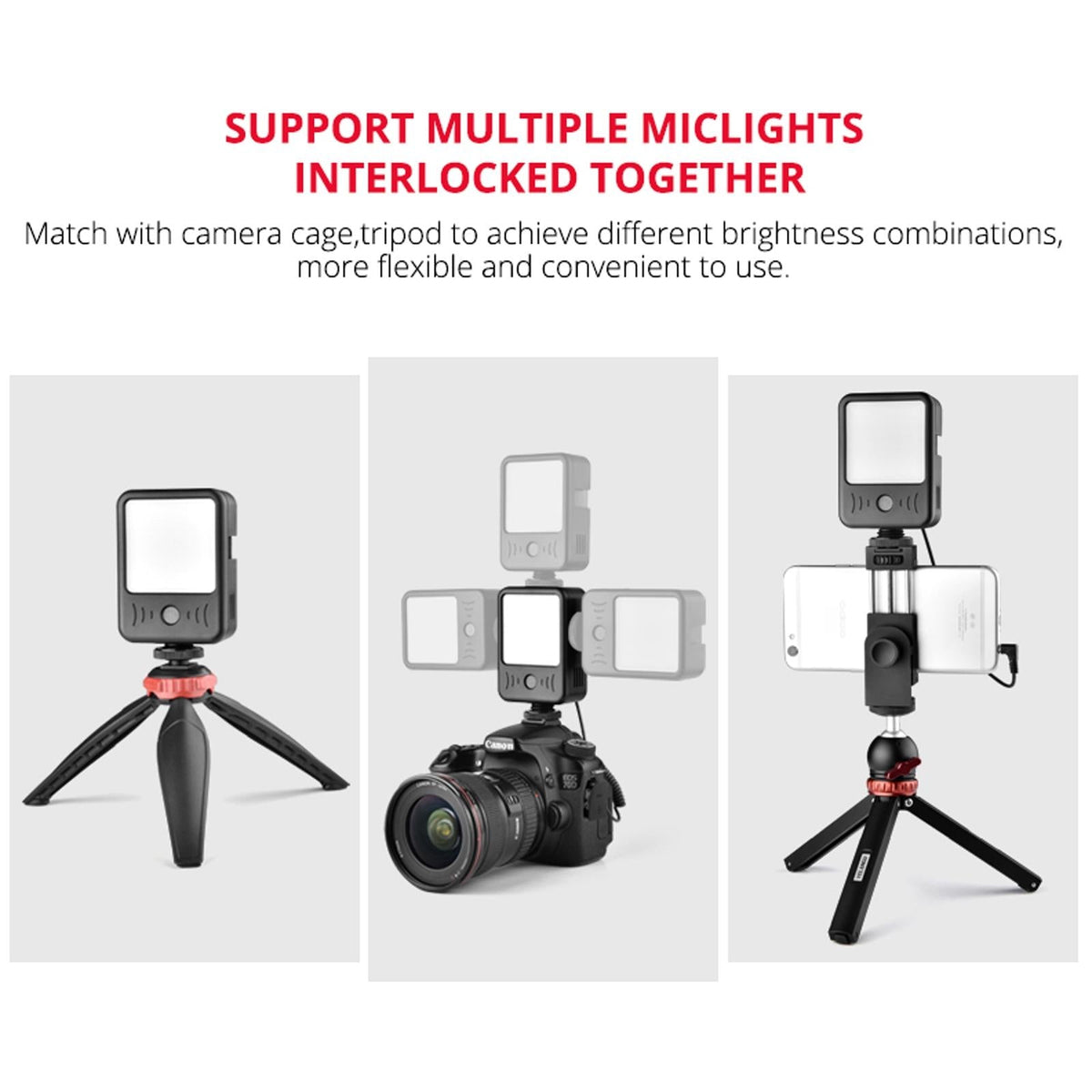 Live Broadcast Microphone Light For Interviews And Recording-1915197506552205315