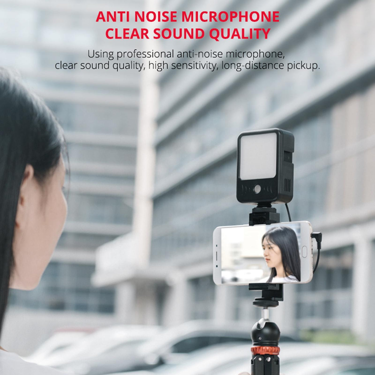 Live Broadcast Microphone Light For Interviews And Recording-1915197506552205319