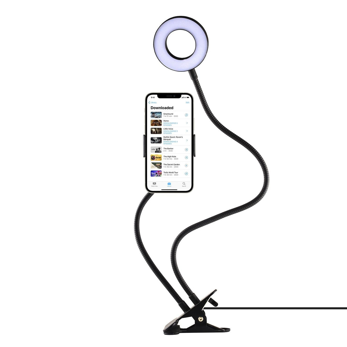 Adjustable 3.5 Live Broadcast Led Fill Light With Phone Clamp-1915197582213255170