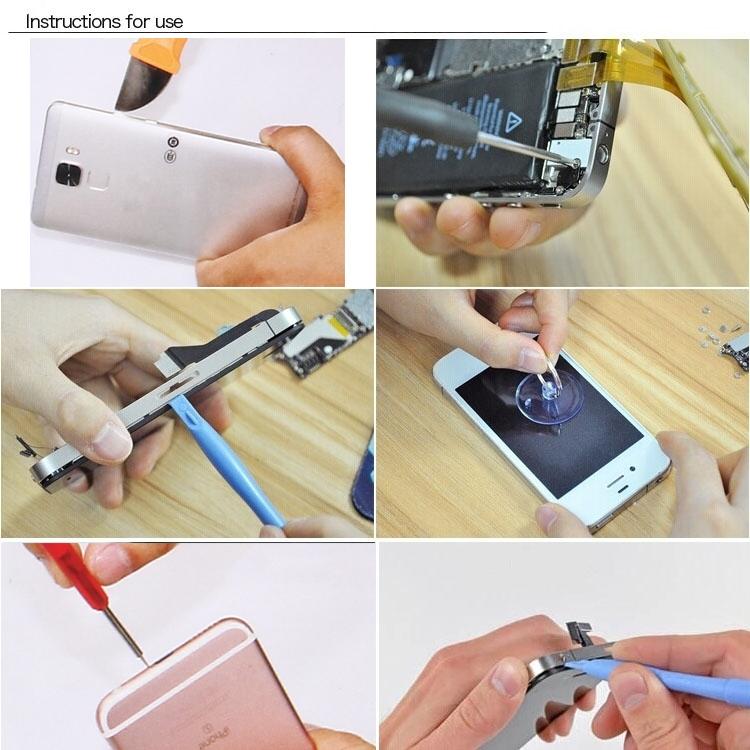 Premium Repair Tool Kit For Iphone 7 / 7 Plus In Leather Roll Bag-1915197415217041414