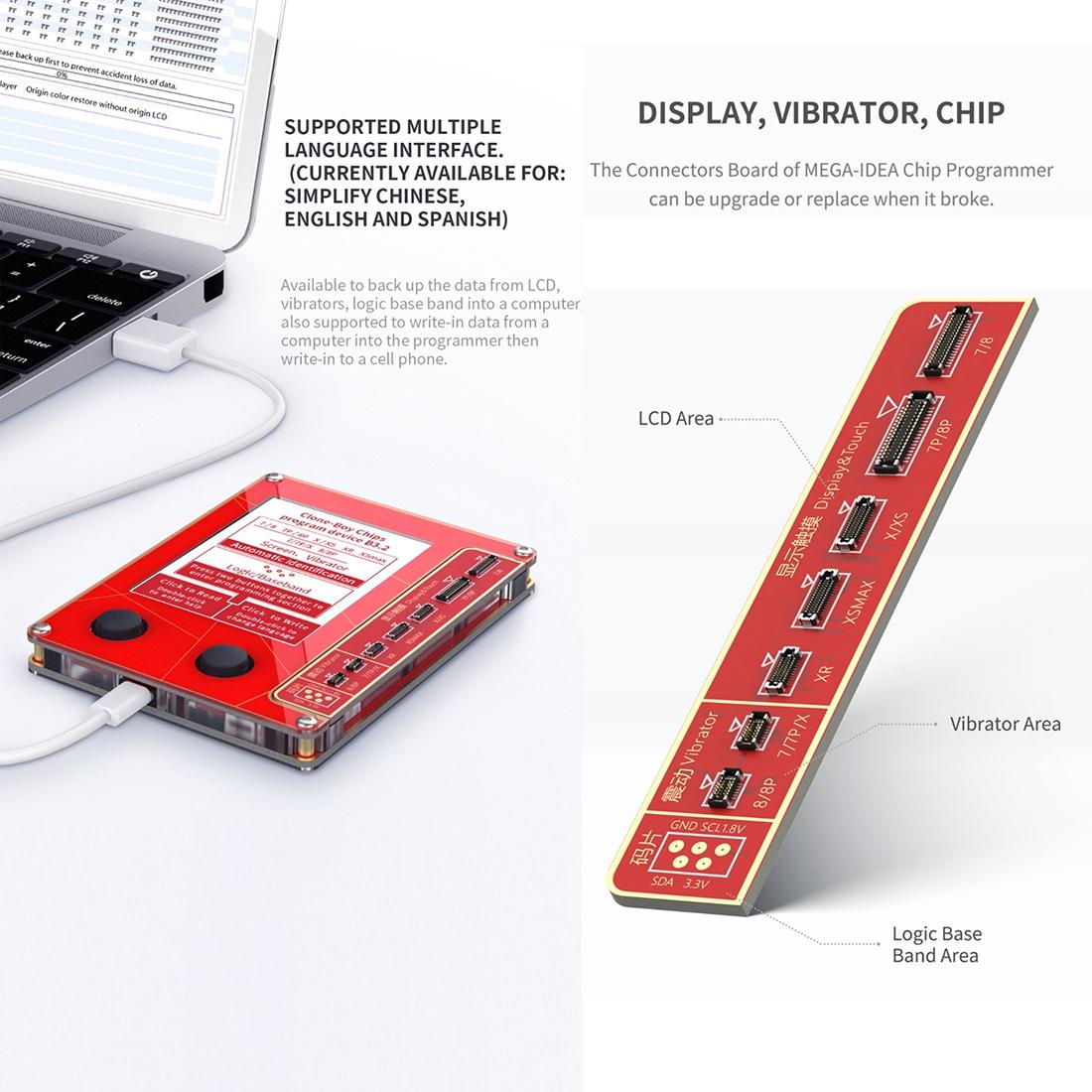 Lcd Screen Chip Programmer For Iphone 7 / 8 / Xr / Xs / Xs Max - True Tone Repair & Data Transfer-1915197461891256325