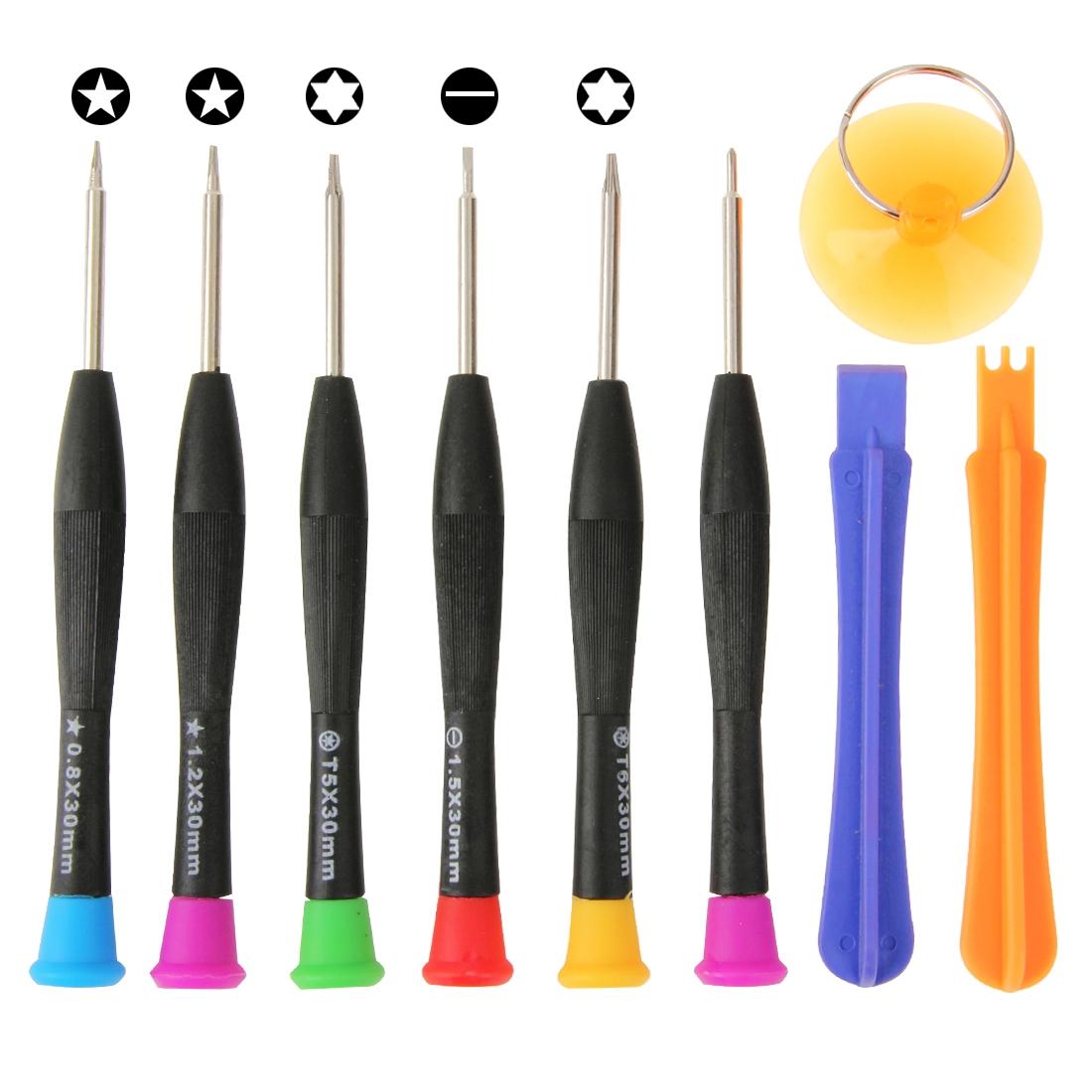 9-In-1 Iphone Repair Tool Kit For 6 / 6S / 5 / 5S - Professional Screwdriver Set-1915197729093586944