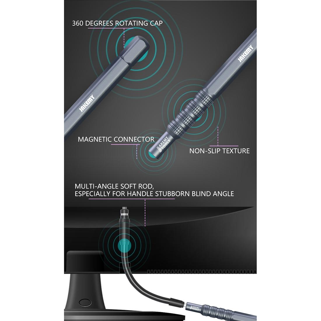 Jakemy 50-In-1 Double-Sided Precision Screwdriver Set-1915197082617122824