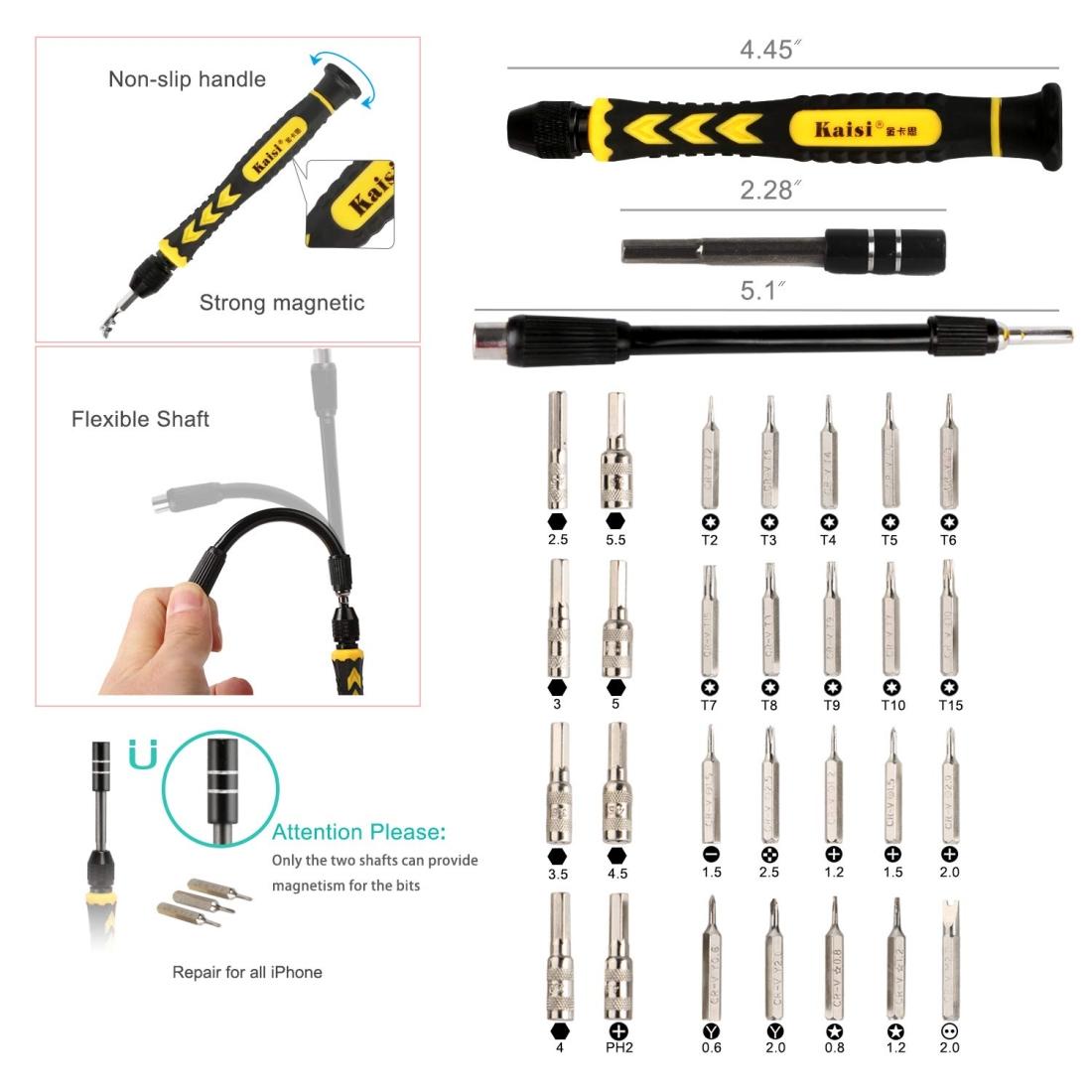 38-In-1 Multifunctional Repair Tool Set For Computers And Phones-1915197068461346818