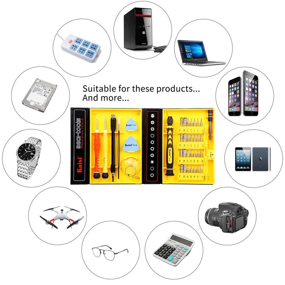 38-In-1 Multifunctional Repair Tool Set For Computers And Phones-1915197068461346823