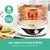 Devanti 5 Trays Food Dehydrator Fruit Dehydrators Pet Beef Jerky Dryer White