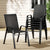 Gardeon 6PC Outdoor Dining Chairs Stackable Lounge Chair Patio Furniture Black