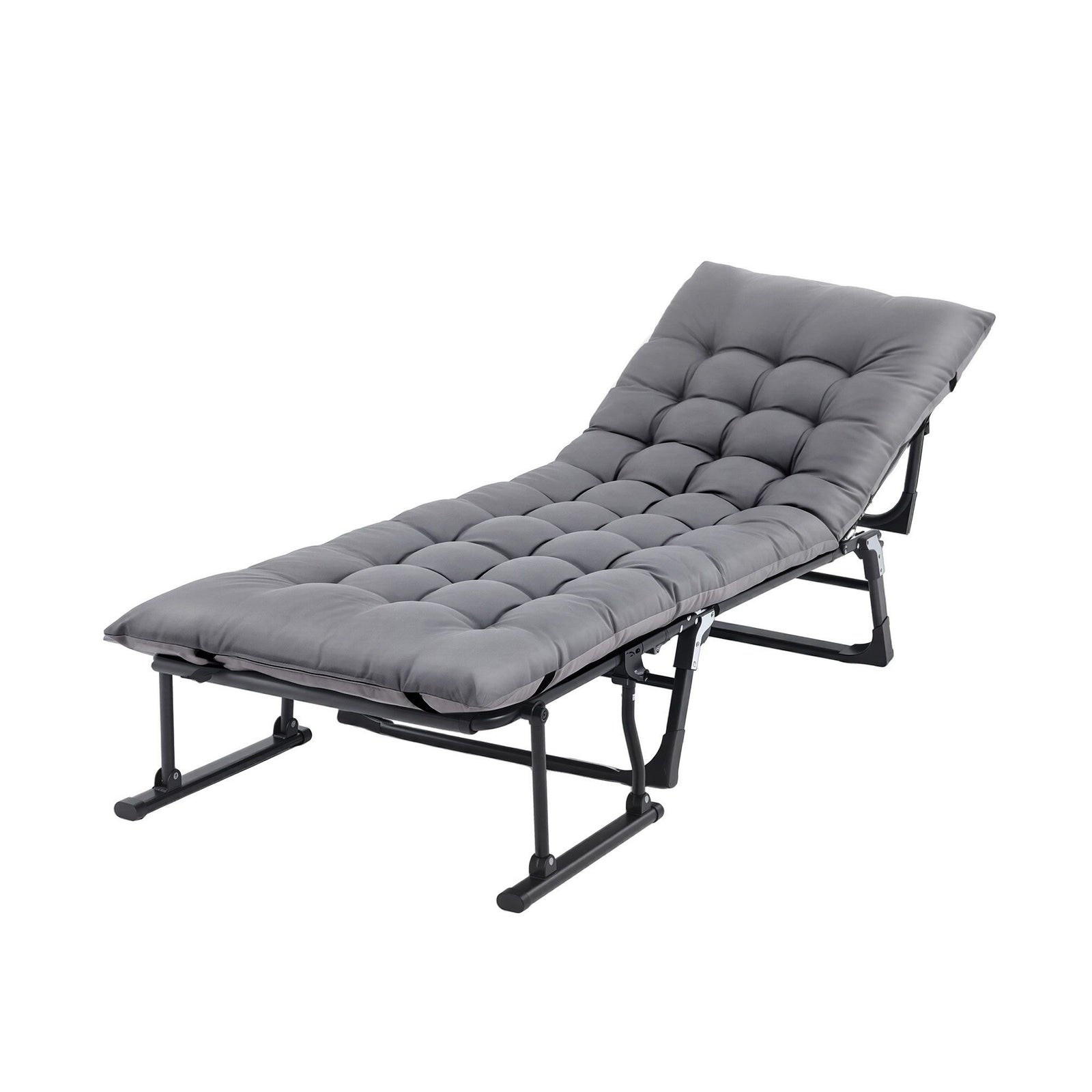 Gardeon 3-in-1 Sun Lounger Folding Camping Chair Adjustable Recliner Patio Furniture for Office Nap, Poolside