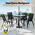 Gardeon Outdoor Dining Set Table and Chairs Patio Garden Furniture Bistro Set