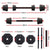 Everfit 20kg Adjustable Dumbbell Barbell Set Weight Plates Home Workout