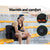 Artiss 2X Floor Lounge Sofa Bed With Armrest Heated Cushion