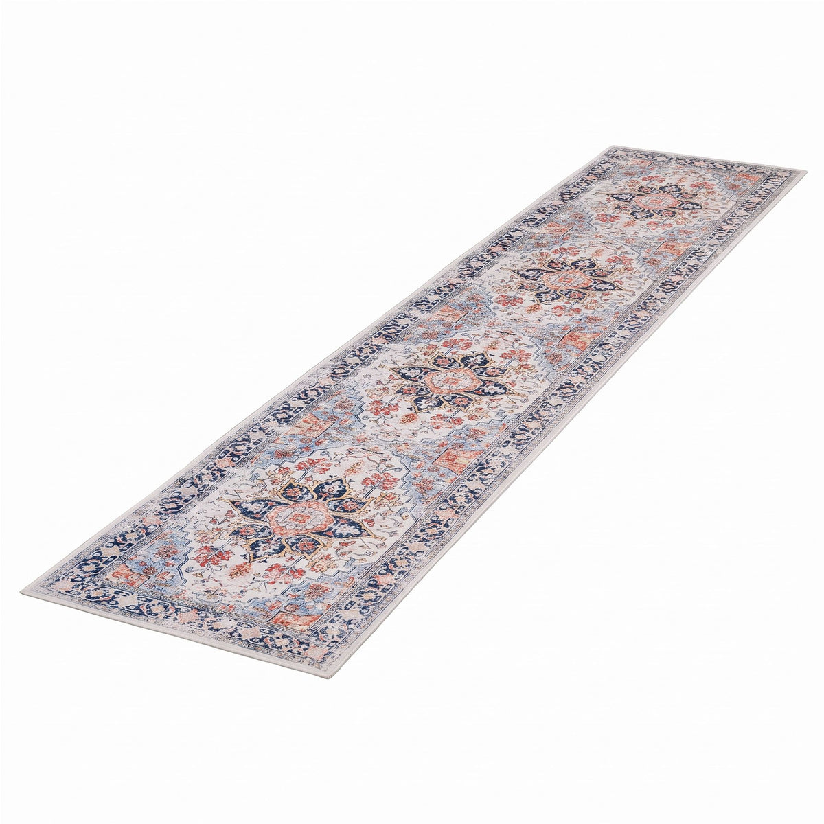 Artiss 60 x 300 cm Runner Rugs For Living Room No Heavy Rubber Crease-Free Foldable Design For Kitchen Entryway And Bedroom 100% Polyester Water-repellent Resistant Non-Shedding