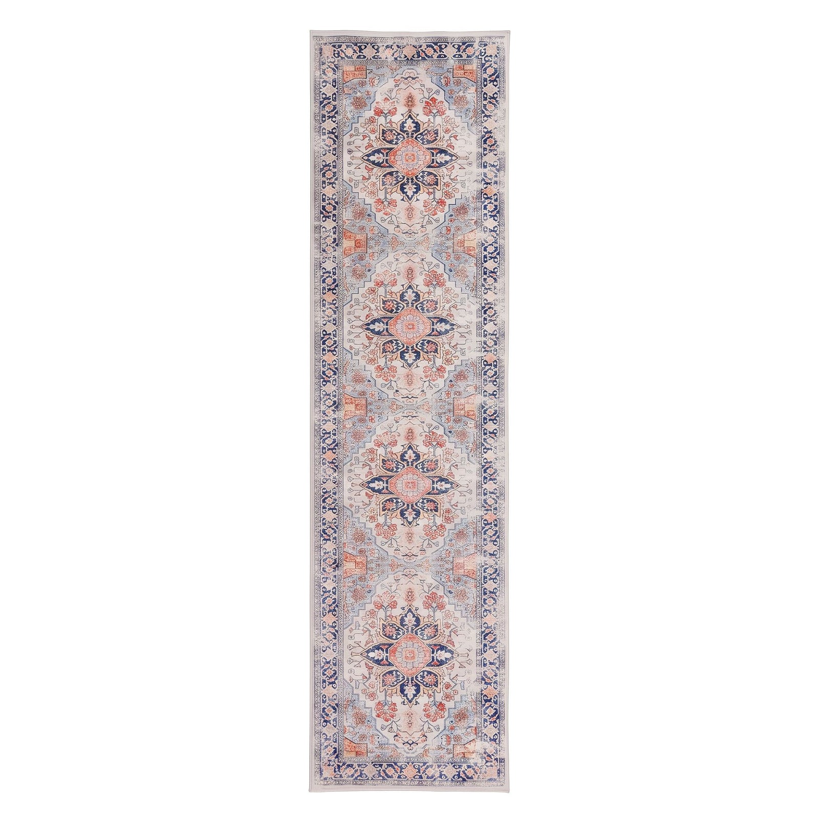 Artiss 60 x 300 cm Runner Rugs For Living Room No Heavy Rubber Crease-Free Foldable Design For Kitchen Entryway And Bedroom 100% Polyester Water-repellent Resistant Non-Shedding