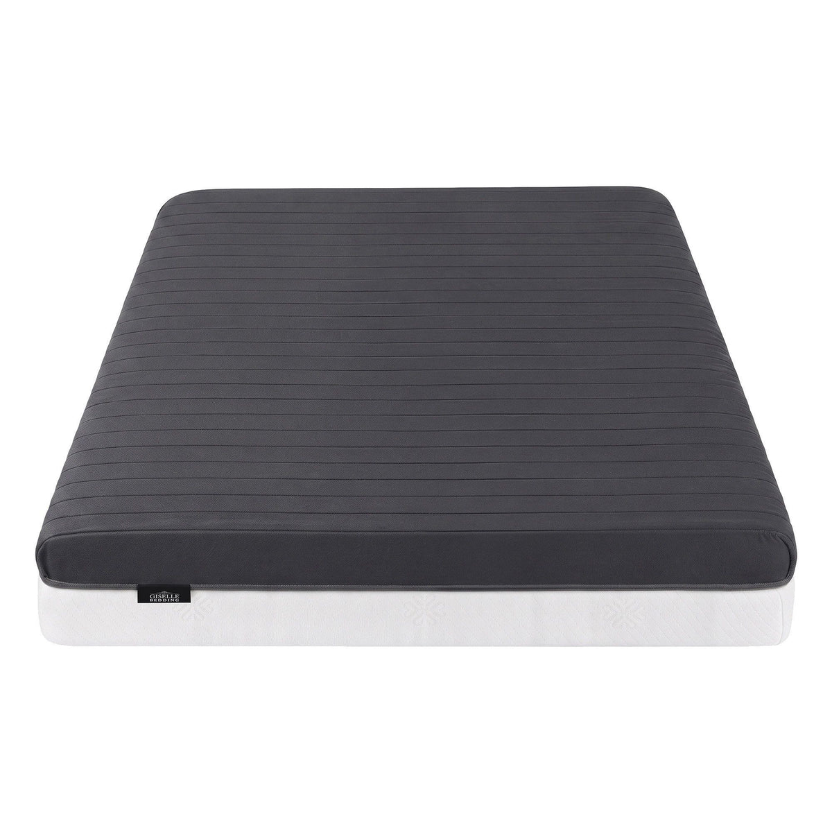 Giselle 18cm Single Memory Foam Mattress Dual Feel Reversible Charcoal Foam