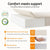 Giselle Bedding Foldable Mattress Fleece Portable 3-fold Folding Foam Mattresses