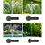Gardeon Solar Pond Pump Submersible Water Fountain with Battery LED Lights 4.4FT