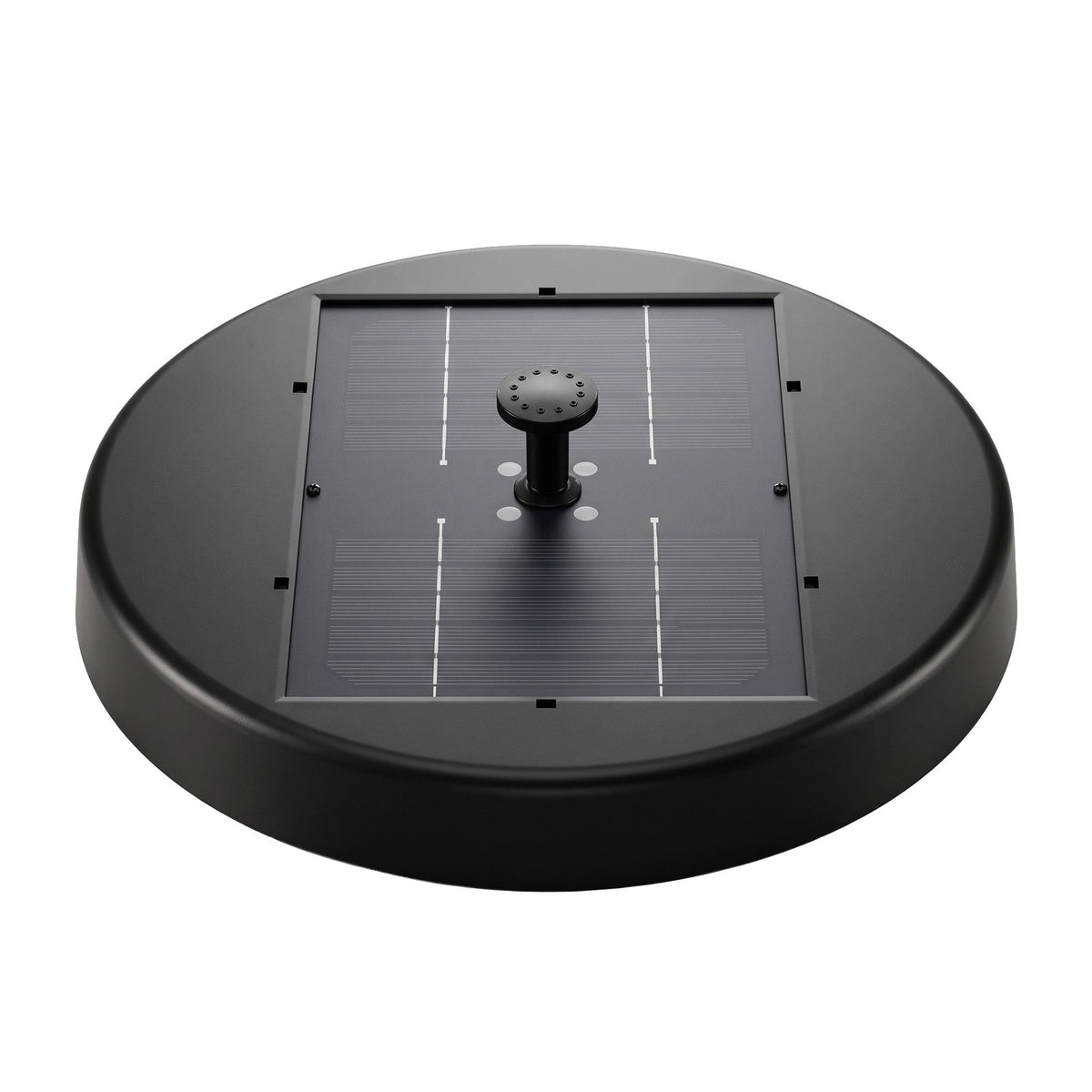 Gardeon Solar Fountain Pumps Bird Bath Battery Backup LED Remote Black 27cm