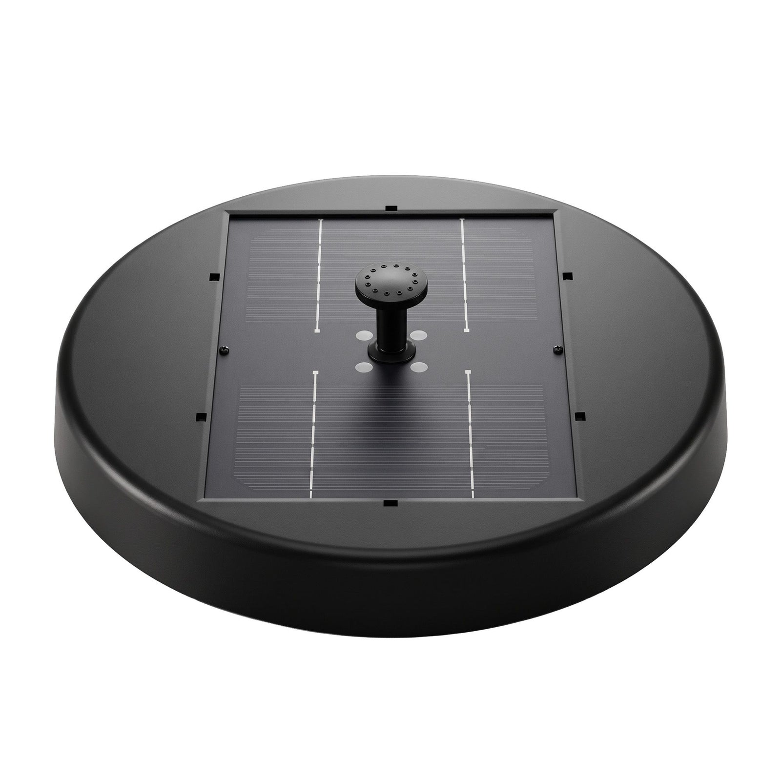 Gardeon Solar Fountain Pumps Bird Bath Battery Backup LED Remote Black 27cm