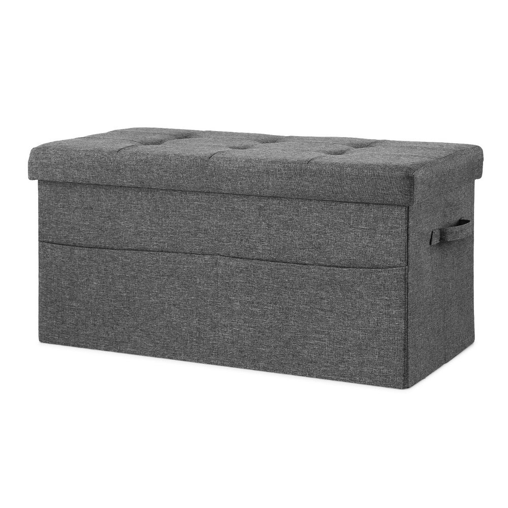 Artiss Storage Ottoman Foot Stool Rest Foldable