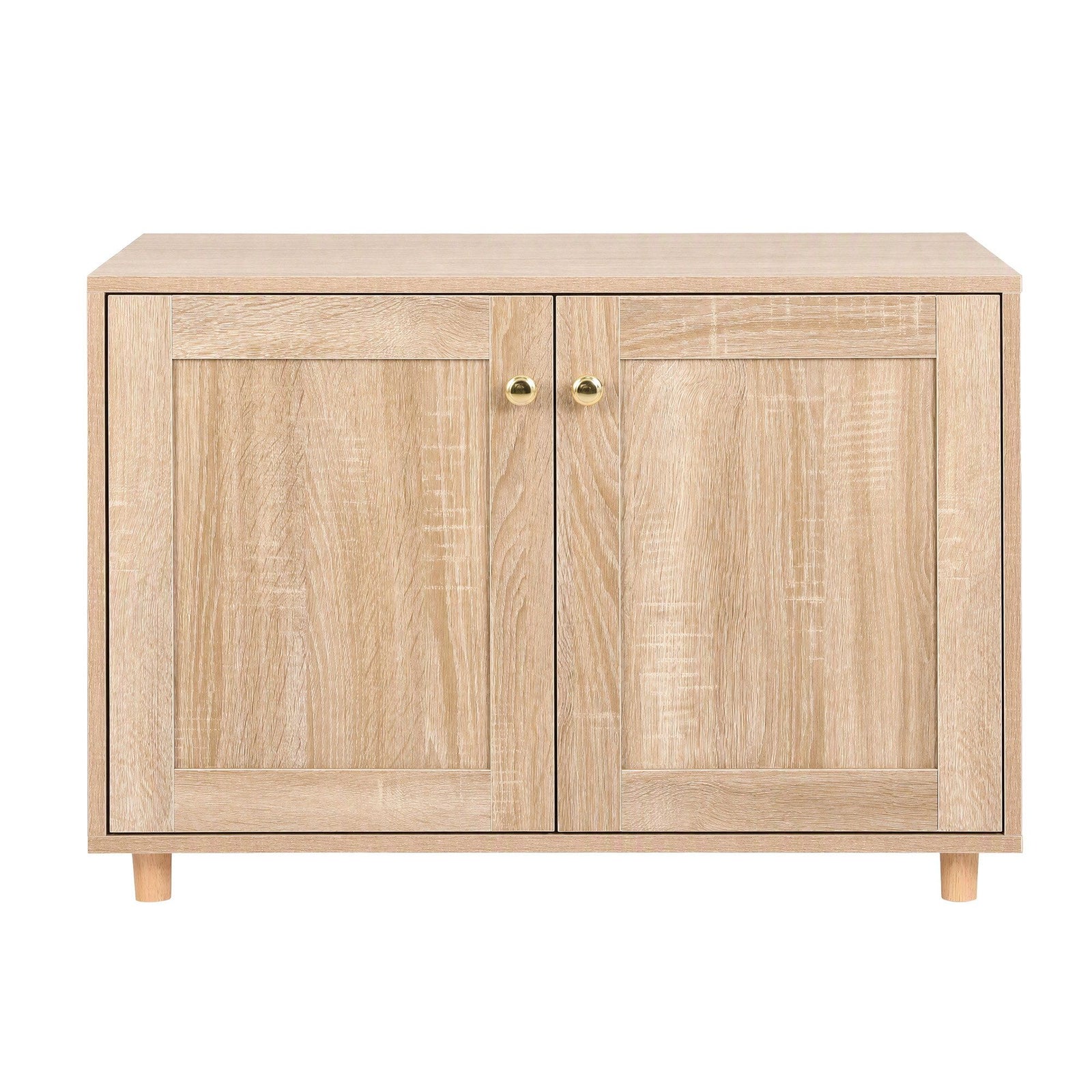 Artiss 2-In-1 Coffee Table Pet Cat House Wooden Side Table Storage Cabinet 80x50x55CM