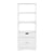 Artiss Bathroom Floor Storage Cabinet with 2 Drawers 3 Open Shelves 2 Doors White