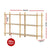 Artiss Bookshelf 3 Tiers Bookcase Display Shelves Wooden Storage Stand Rack Pine