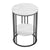 Artiss Coffee Table 2-Tier Round Marble Effect