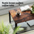 Artiss Coffee Table 2-Tier Rustic Brown 104CM
