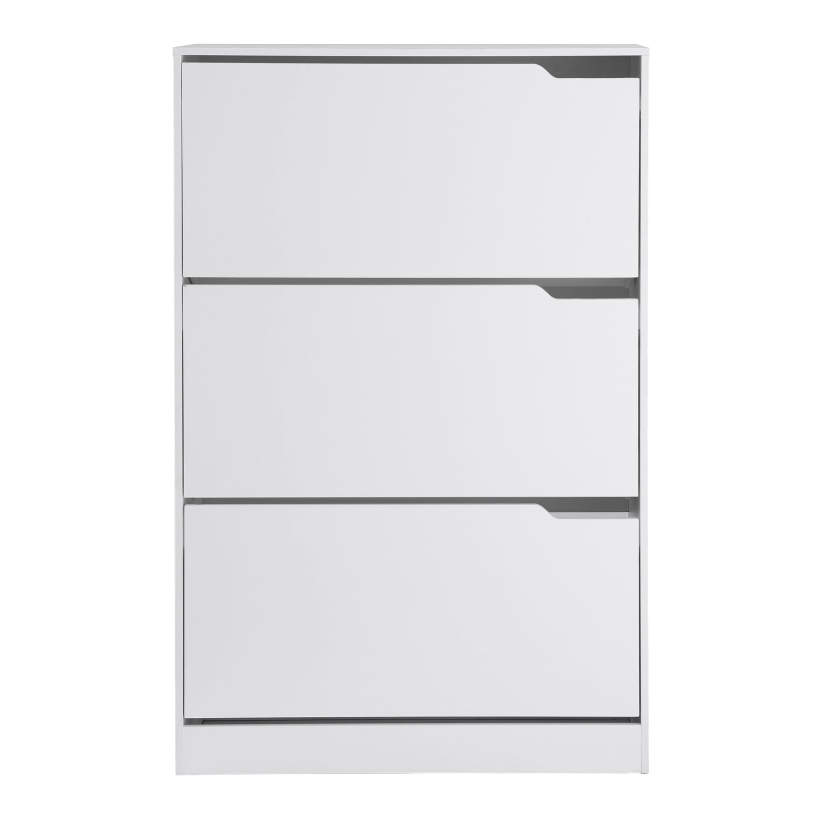Artiss Shoe Rack Cabinet 24 Pairs Adjustable Shelf White