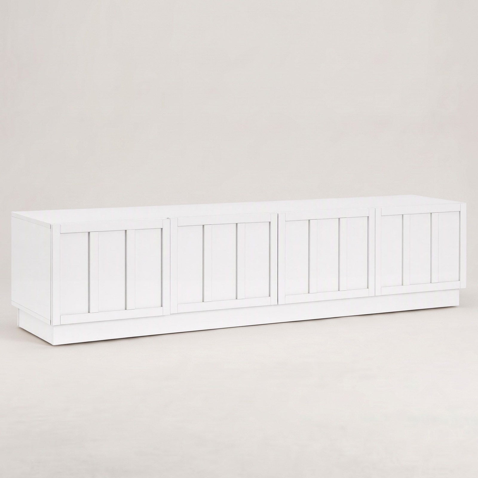 Artiss 180cm TV Unit Entertainment Cabinet Fluted Style Cable Management White