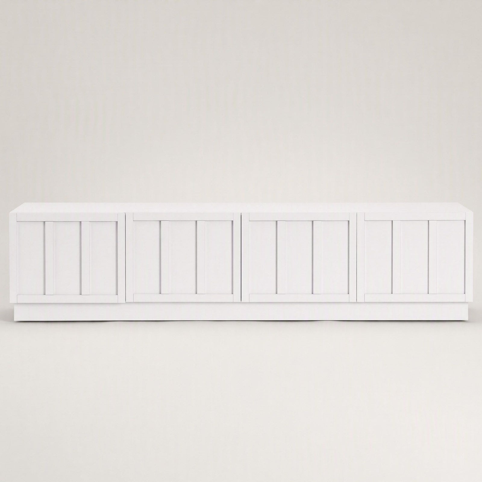 Artiss 180cm TV Unit Entertainment Cabinet Fluted Style Cable Management White
