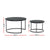 Artiss Nesting Coffee Table Set of 2 Marble Effect Tika