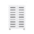 Artiss Shoe Cabinet 20 Pairs 5-tier White Alster