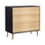 Artiss 3 Chest of Drawers Dresser Table Black&Pine