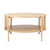 Artiss Coffee Table 2-Tier Round Wood