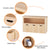 Keezi Kids Bookshelf 3 Drawers Storage Children Bookcase Toy Organiser Display Wooden