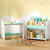 Keezi Kids Bookshelf 2 In 1 Table Chair Set Bookcase Toys Shelves Children Organiser
