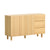 130cm Artiss Buffet Sideboard Cupboard Cabinet Pantry Storage Drawer Pine