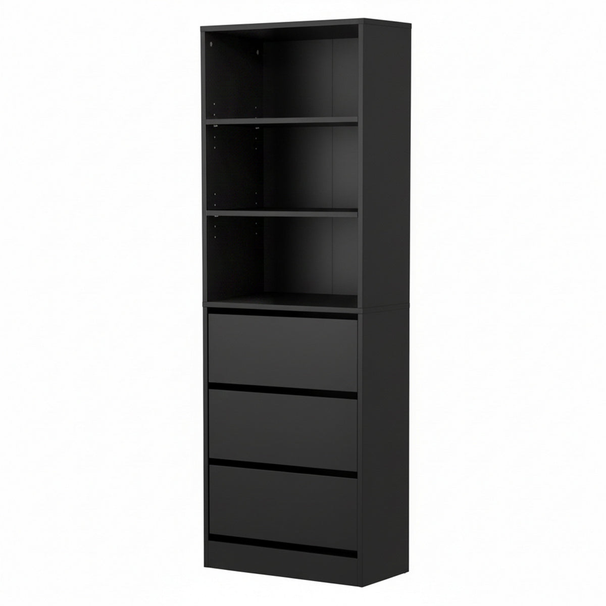 Artiss 3 Chest of Drawers Tallboy Cabinet Black
