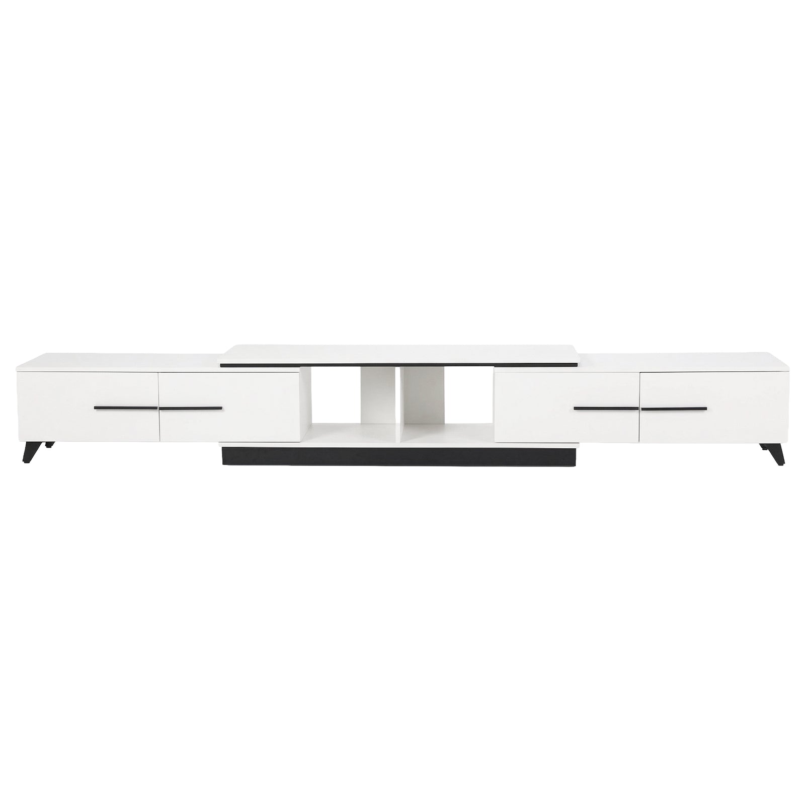 Artiss Extendable TV Cabinet Entertainment Unit Stand White