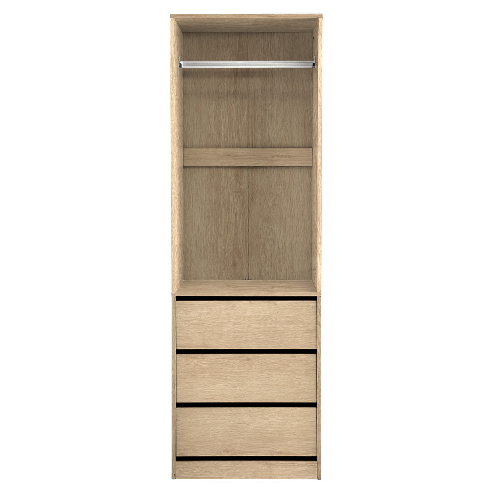 Artiss Wardrobe Clothes Closet Storage Organizer Pine