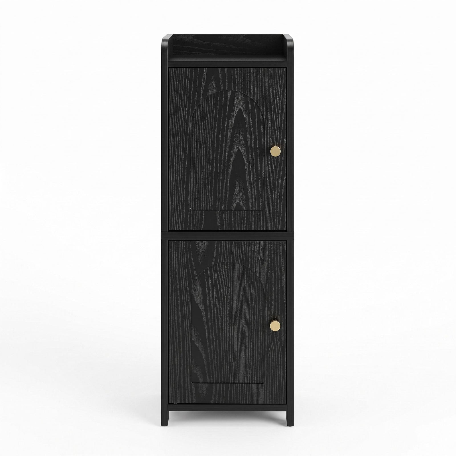 Artiss Bathroom Storage Cabinet Freestanding Cupboard Narrow Floor Shelf Black